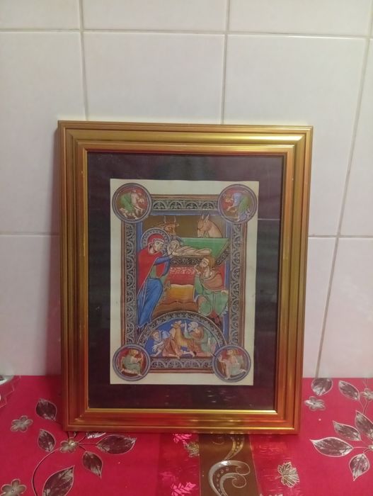 Vând tablou religios foarte vechi
