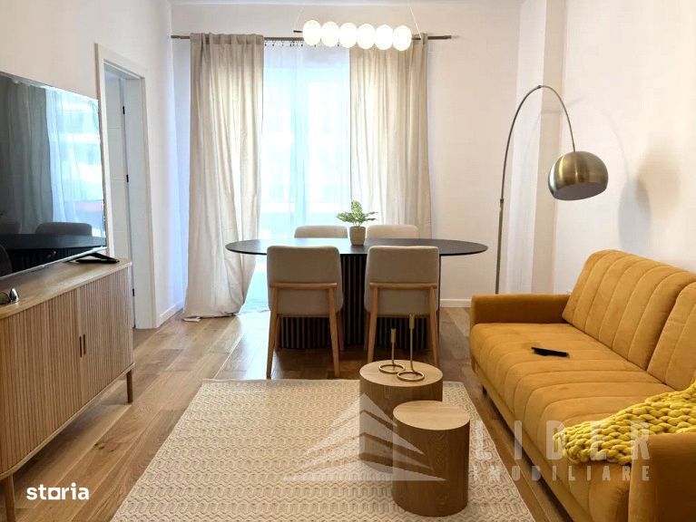Apartament 2 camere mobilat si utilat imobil nou zona Terapia — fotografia 1