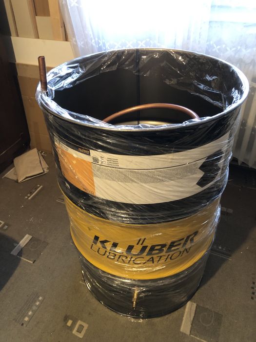 Racitor 200l cu serpentina de 18mm si canea scurgere