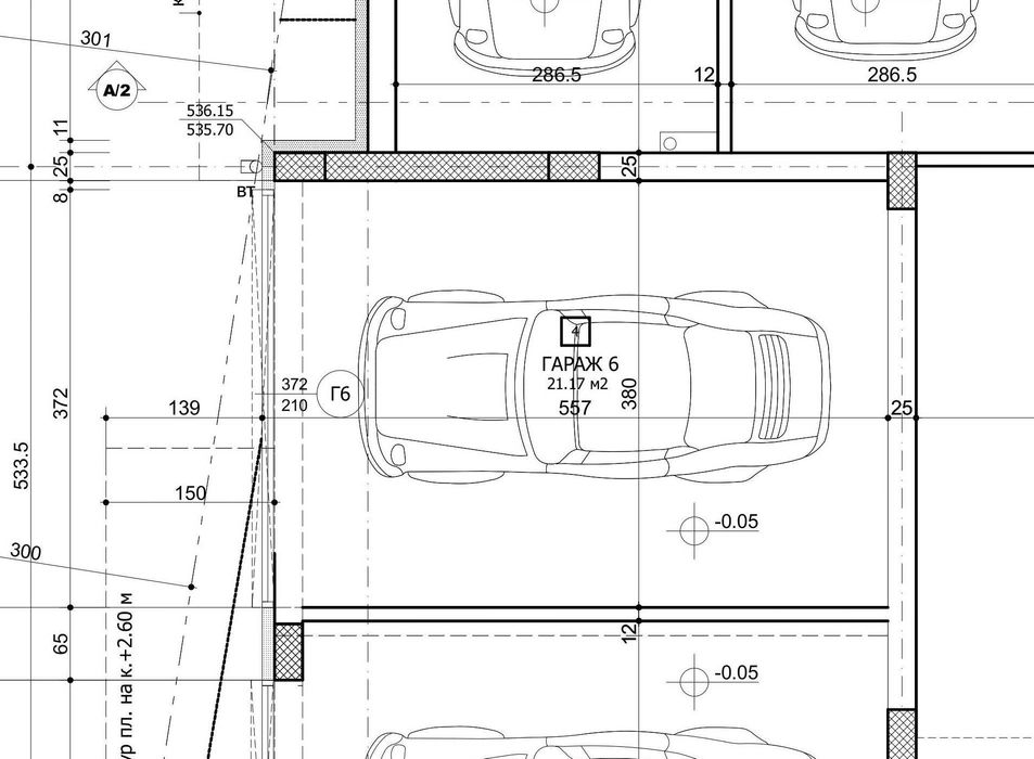 Продава се Гараж / Паркомясто в София, Триъгълника - 26 кв.м за 1347 €/кв.м - Снимка #2