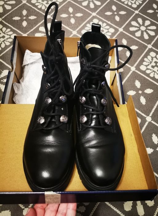 Bocanci piele naturala 38