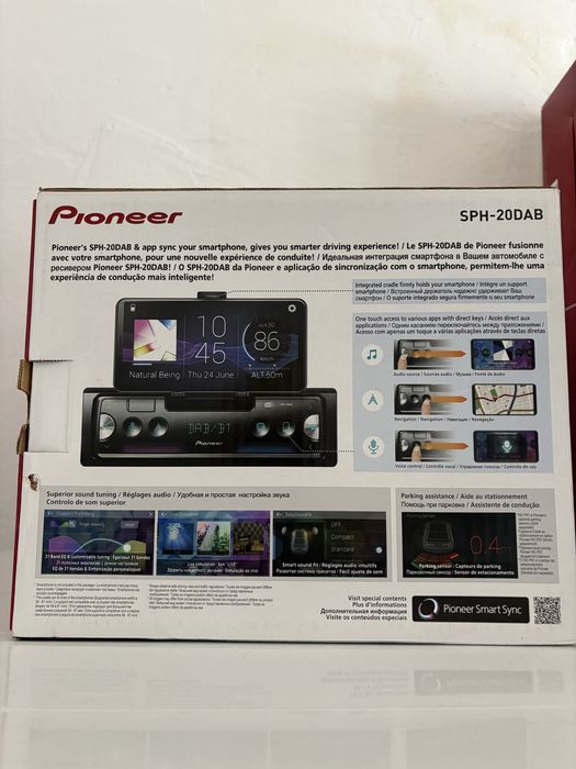 Radio auto Pioneer SPH-20DAB, support telefon, sigilat, OCAZIE, transport inclus