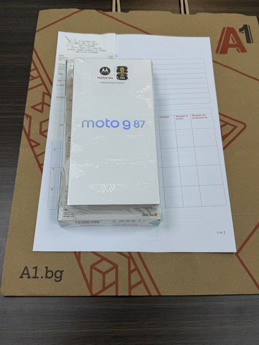 ЗАПЕЧАТАН 256GB Motorola g87 5G A1 Гаранция 2028 Grey