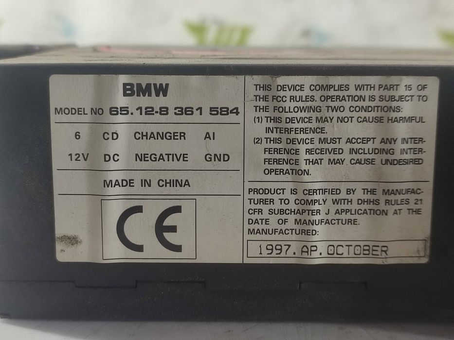 Magazie CD 8361584 BMW Seria 3 E46 [1997 - 2003] 2.0 d 204D1