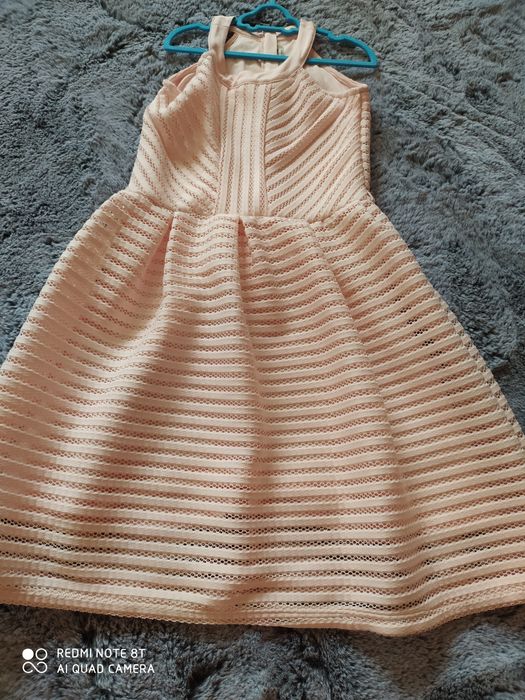 Детска розова рокля