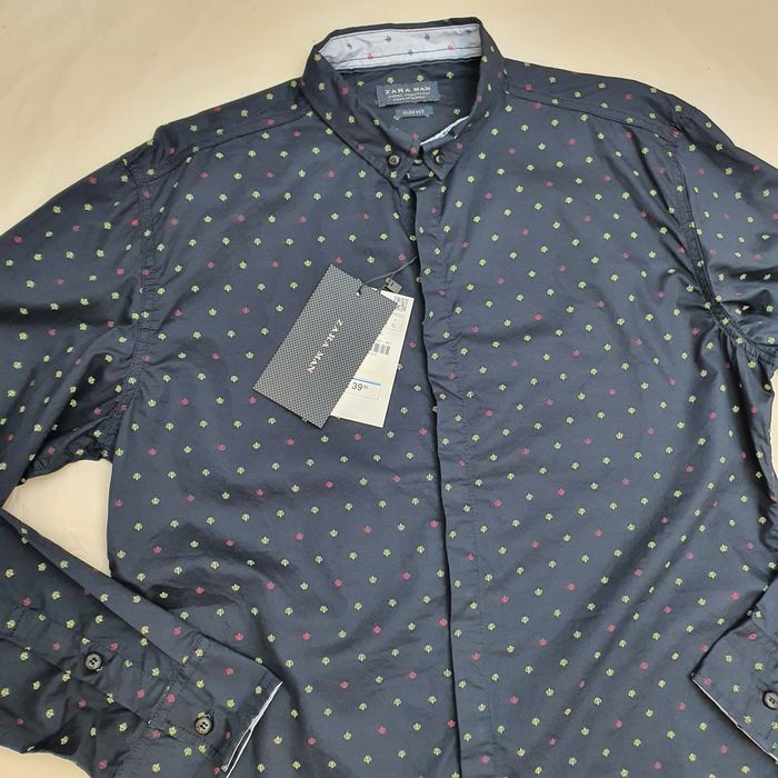 Camasa Zara, bumbac 100%, noua cu eticheta, L