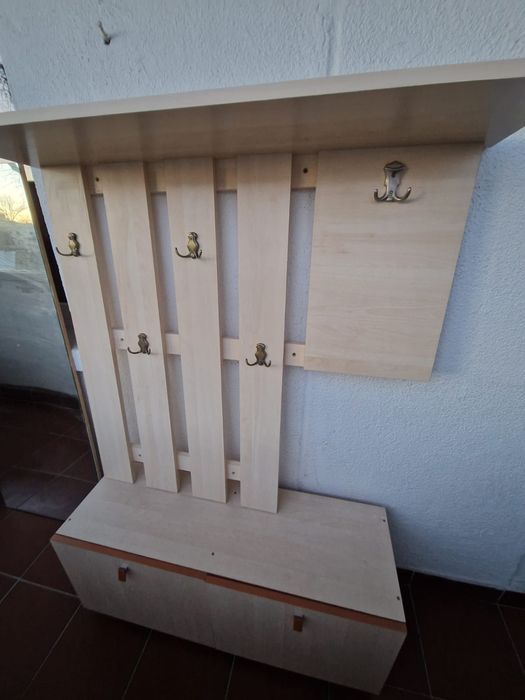 Cuier hol, pal melaminat 2 piese