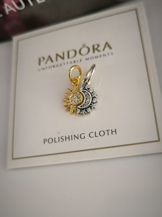 Charm Pandora luna și soare