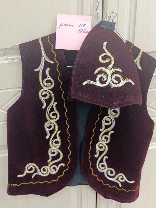 Жилетка национальная для девочки,рост 116-122