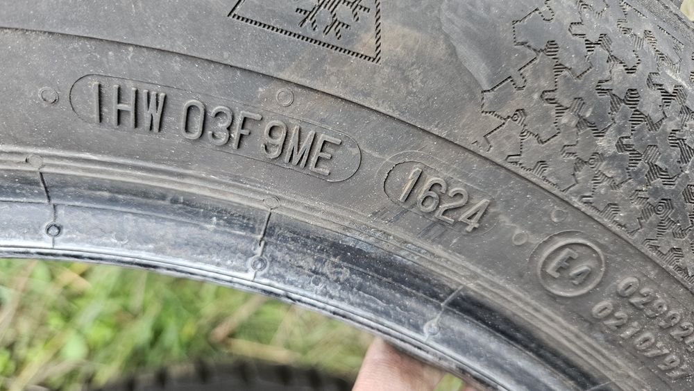 2бр като нови гуми 205 55 16 дот24 континентал continental