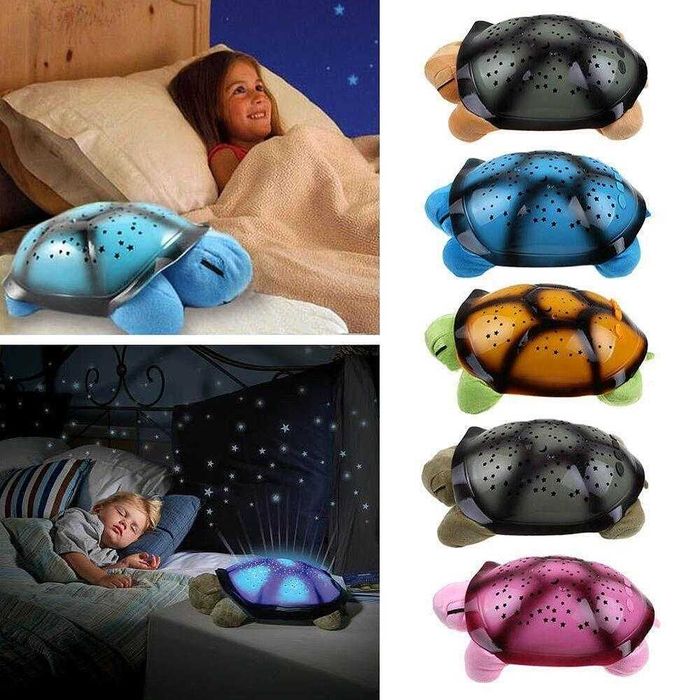 Плюшена играчка Проектор Костенурка, Звездно небе