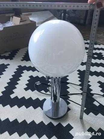 Veioza lampa Glashutte Limburg 6357 Bauhaus opalina Germania