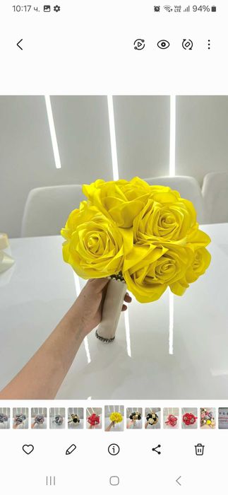 Уникални букети от сатенени рози за вашия специален повод