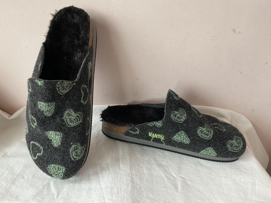 Papuci lana ,casa-curte,unisex,Romika si Mandel
