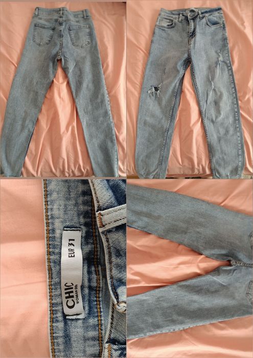 Blugi damă Chic Woman, mărimea 31, noi, croială modernă.
