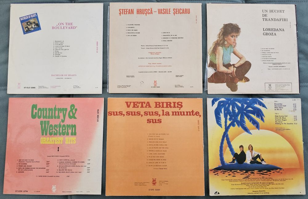 Discuri vinil LP - Muzică românească, Pop și Reggae internațional