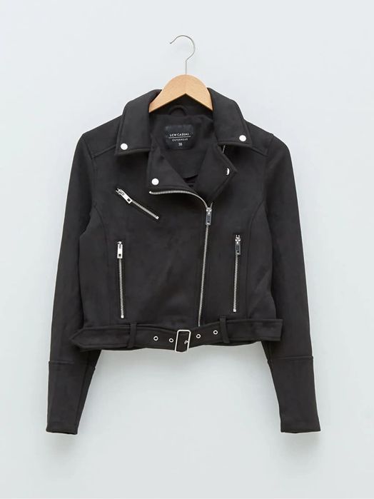 Дамско кожено преходно яке