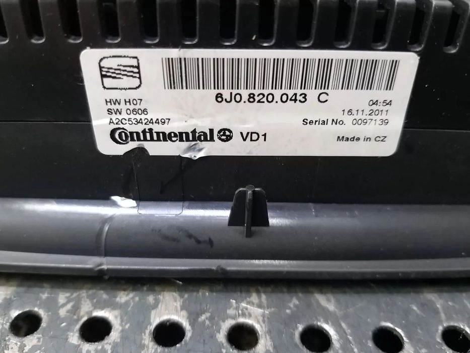 Panou comanda clima ac seat toledo 4 kg3 6j0820043c