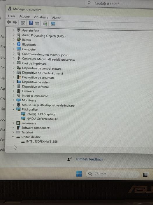 Laptop ASUS F415J - i5-1035G1 3.60GHz, 8GB Ram/SSD 512GB, Nvidia GeForce MX300 - Garantie !!!