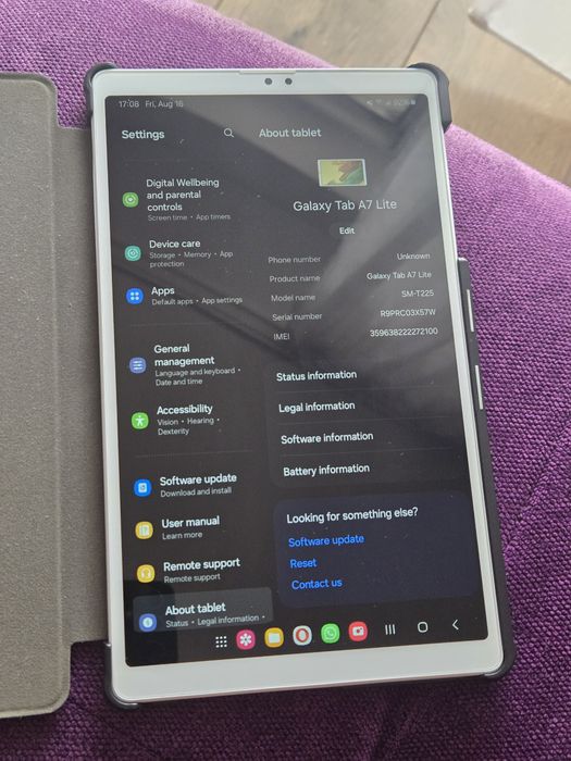 Tabletă Samsung Galaxy Tab A7 Lite 4G