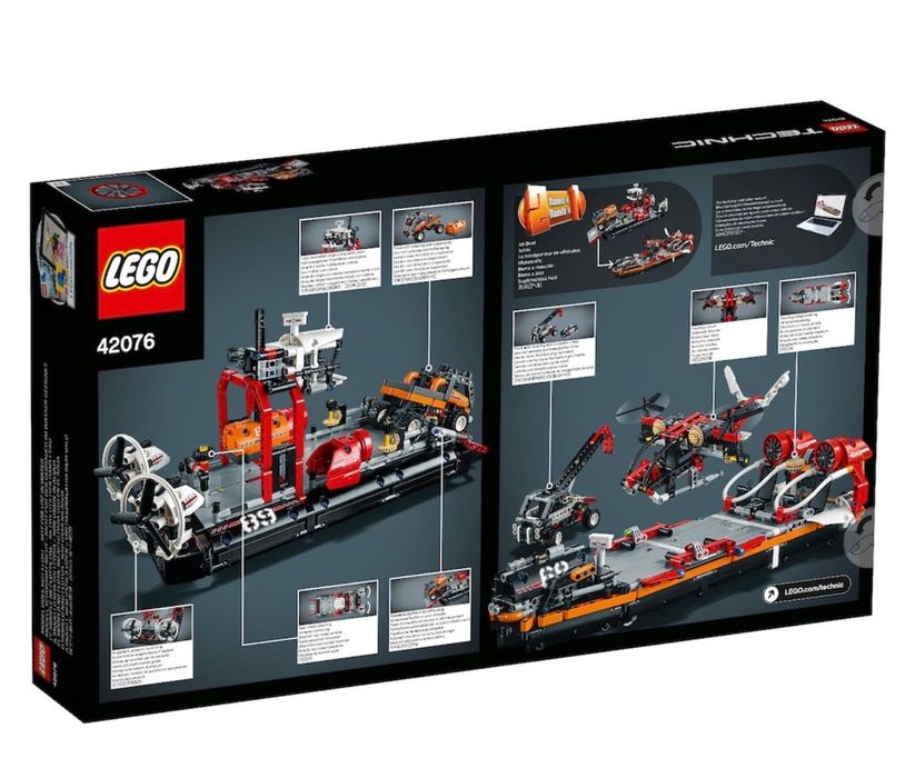LEGO Technic 42076 Hovercraft complet - 2 in 1