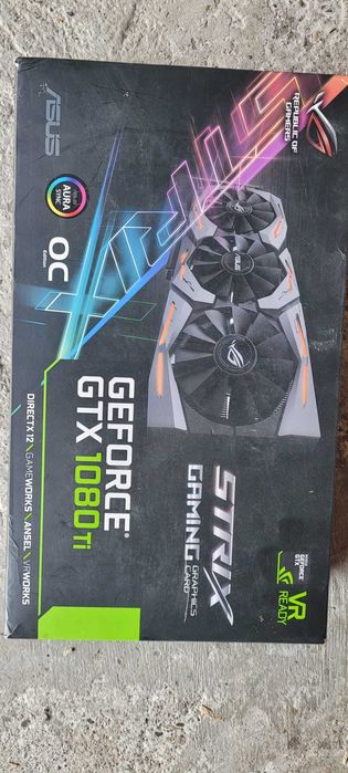 Placa video Asus GTX 1080ti Rog Strix 11GB pe 352 biti