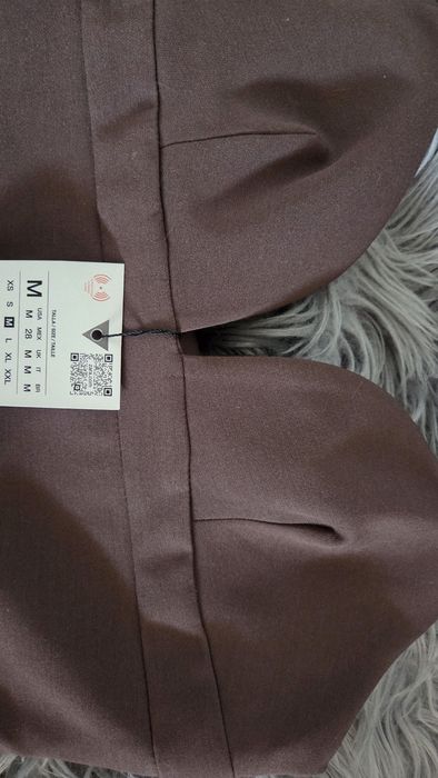 Кафява рокля Zara размер M-нова с етикет с