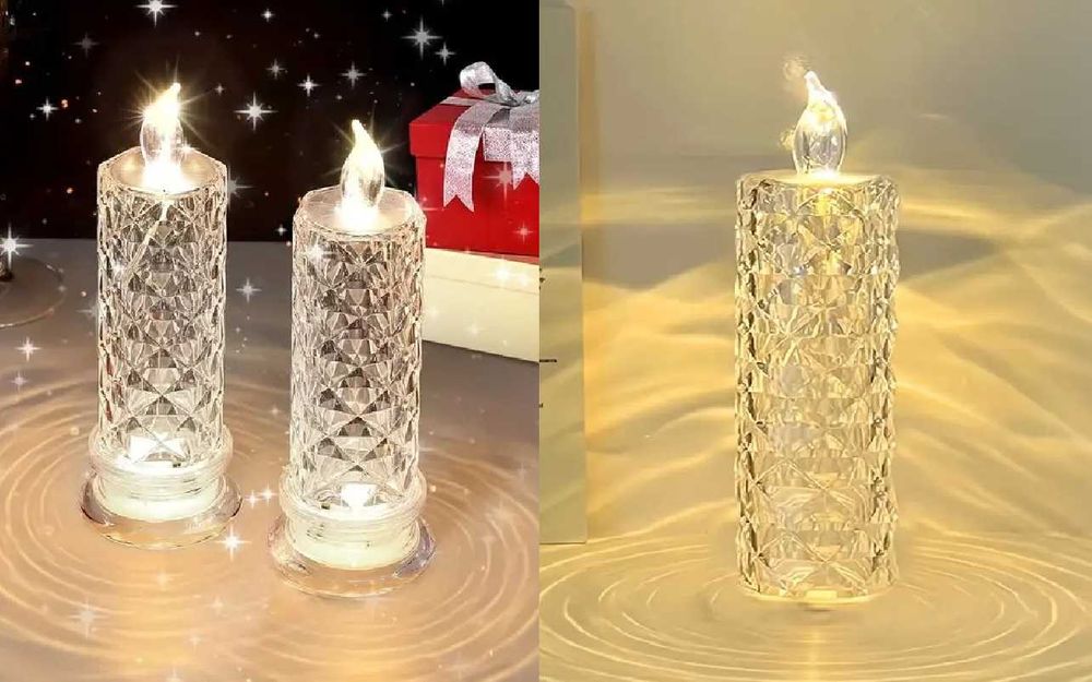 Lumanari LED diverse sortimente ALBE GALBENE cu baterii, evenimente