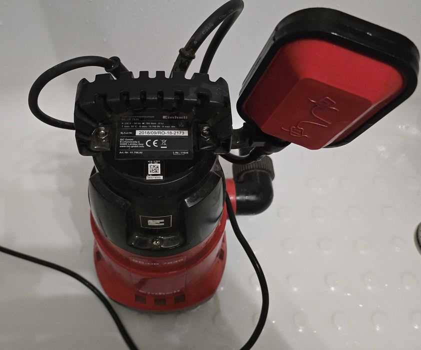 Pompa submersibila apa murdara Einhell GC-DP 7835, 780 W