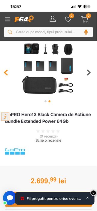 GoPro 13  Black Extended Power Bundle -sigilat