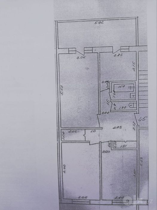 Продаётся квартира 76 м², 9 мкр Чирчик, рядом Пед институт