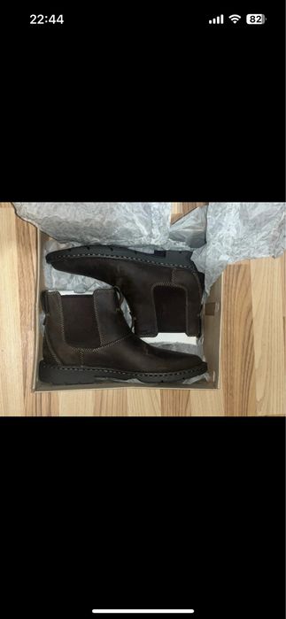 Ghete elegante, Clarks, maro, marimea 39