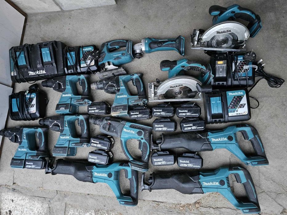 Makita, импакт, перфоратор, циркуляр , инструменти машини