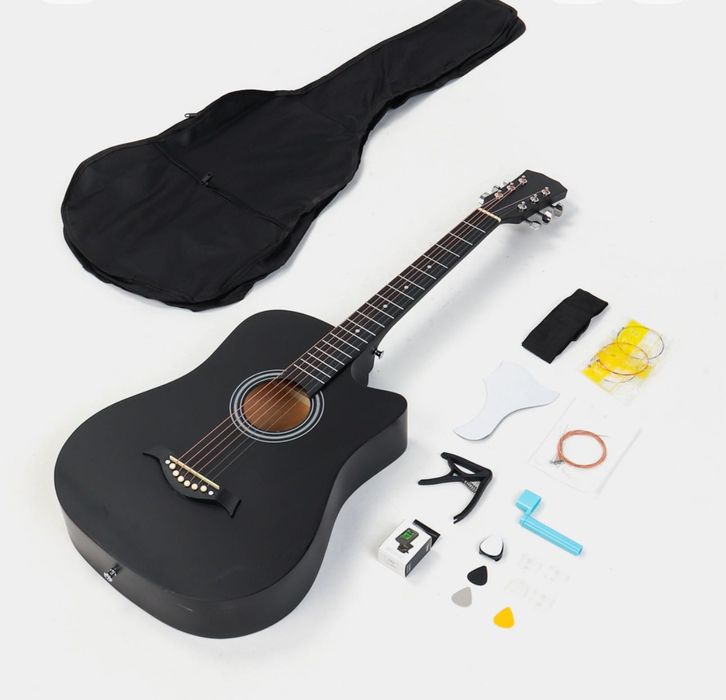 Гитара акустическая черного цвета 38’’