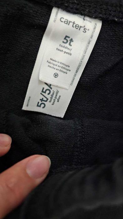 Шорты Carters и Timberland на 5 лет