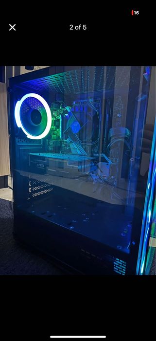 Геймърски компютър +клавиатура