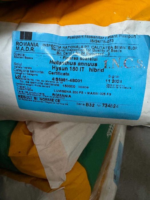 floarea soarelui de sămânță HYSUN 310SU/HYSUN 180IT