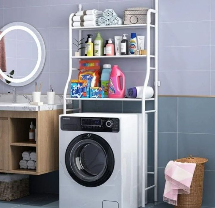 Етажерка с три рафта за баня, тоалетна, мокро помещение