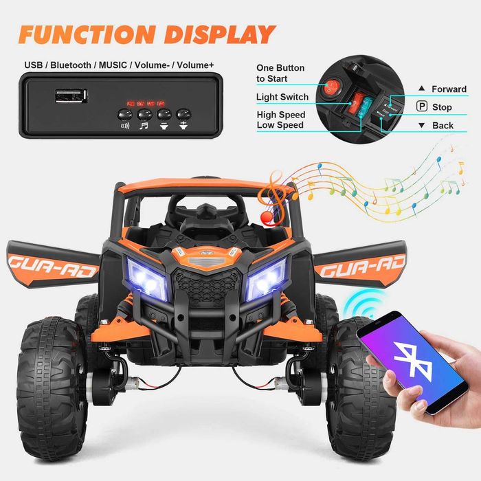 Акумулаторен джип OFF-ROAD SPEED 4x4 UTV 24v батерия С ДИСТАНЦИОННО