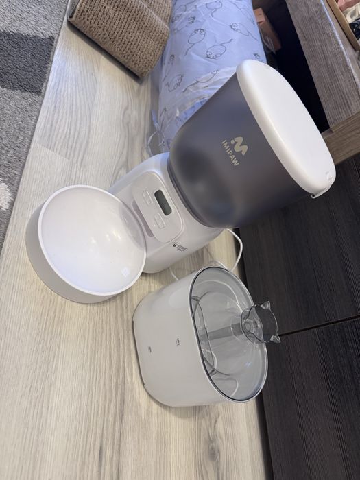 Hranitor automat+fantana cu rezerva filtre