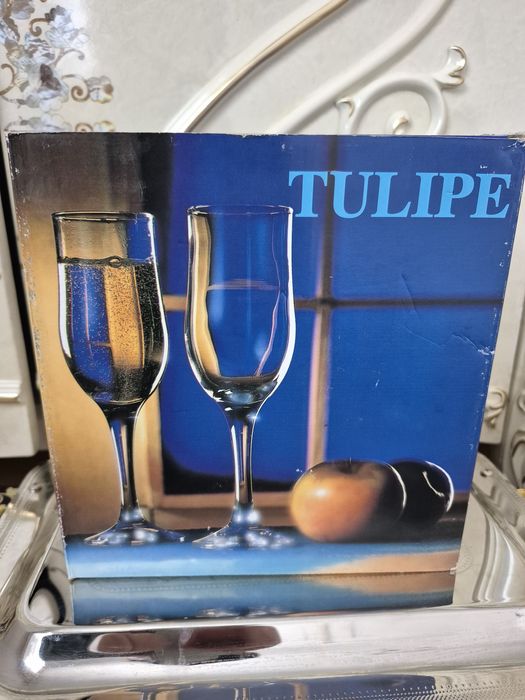 Бокалы для шампанского набор 6 штук