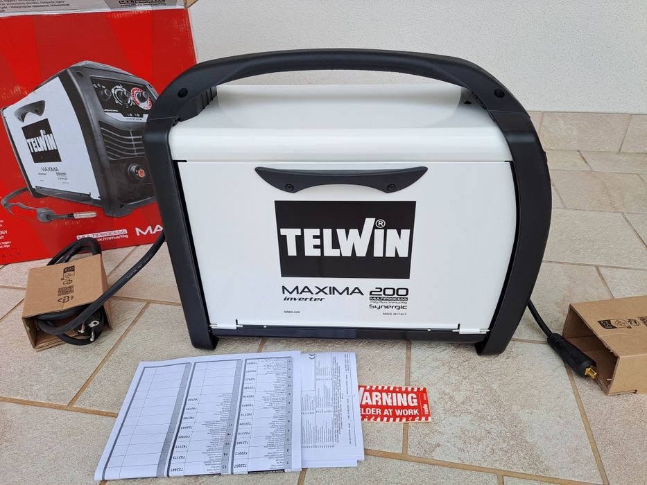 Telwin Maxima 200 Synergic tip MIG-MAG, 170 A, 230 V,Cod: 816087 Nou