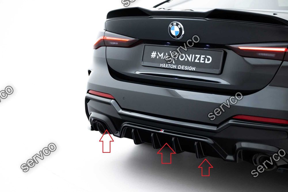 Difuzor bara spate Bmw Seria 4 M-Pack G22 / G23 / G22 Facelift / G23 Facelift 2020- v21 - Maxton Design