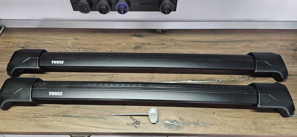 Bare transversale Thule Evo Raised Rail WingBar Edge Black pentru VOLKSWAGEN Tiguan (Mk. III) 5 uși SUV