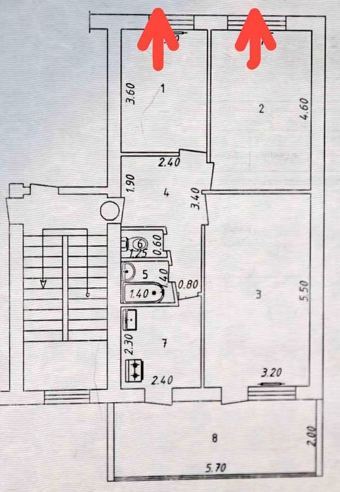 Продам квартиру Буюк ипак йули под НЕЖИЛОЙЕ 3/1/5 70м2