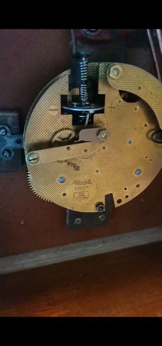 Немски механичен каминен часовник