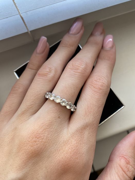 Дамски пръстен с перла и камъни