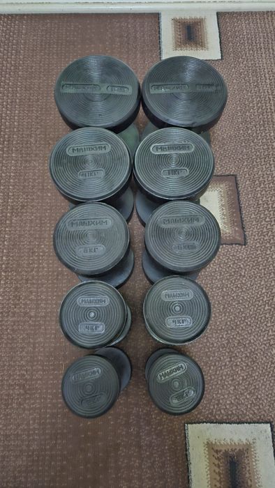 Gantel sotiladi rezina zavod xolati ideal