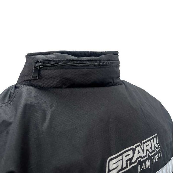 Combinezon Moto Impermeabil Spark Dift Rainsuit Negru Costum Ploaie