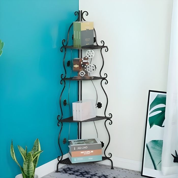 Елегантен ъглов рафт